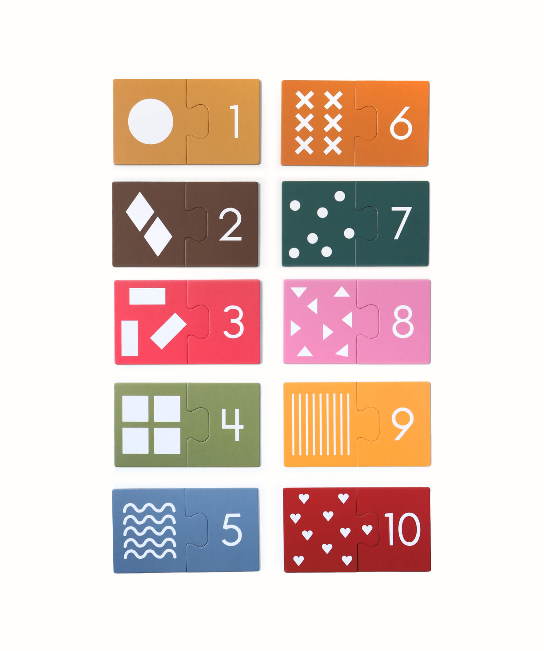 Puzzle Čísla a tvary