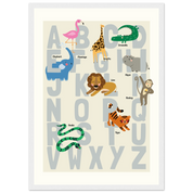 A3 (29.7 x 42  cm) - Vertical - White frame - Map